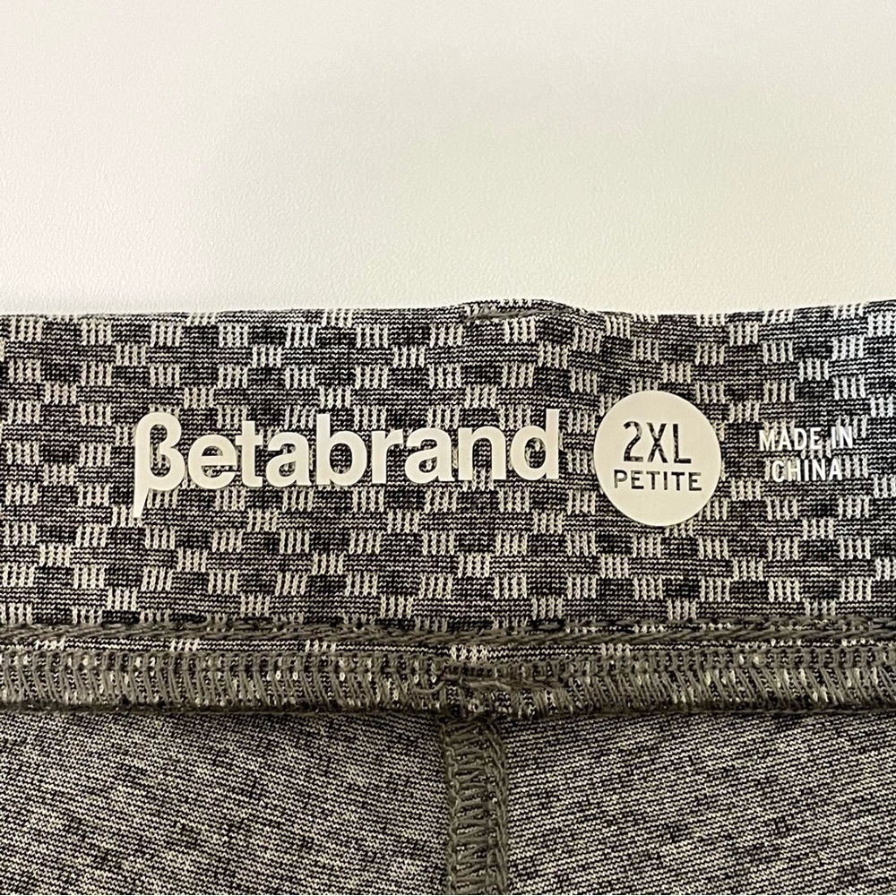 Betabrand Classic Skinny Dress Yoga Pull On Pant Basketweave 2XL Petite - Picture 14 of 15
